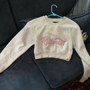 Cropped sweatshirt